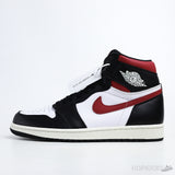 Air Jordan 1 Retro High Black Gym Red (Dot Perfect) - Photo 1