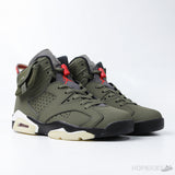 Travis Scott x Air Jordan 6 Retro 'Olive' (Premium Batch) - Photo 7