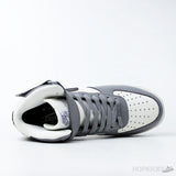 Nike Air Force 1 Mid Grey Black White (Premium Plus Batch) - Photo 4