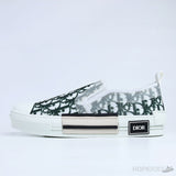 Dior And Shawn B23 Slip-On Logo Oblique Green - Photo 1