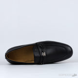 Gucci Black Leather Interlocking G Loafers (Dot Perfect) - Photo 5