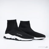 Bale*ciaga Speed Trainers Black White - Photo 7