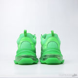 Bale*ciaga Triple S Neon Green Clear Sole (Dot Perfect) - Photo 8
