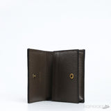 G*cci x B*lenciaga Hacker Card Case Wallet Coffee - Photo 4
