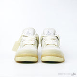 Off-White x Air Jordan 4 'Sail' (Dot Perfect) - Photo 6