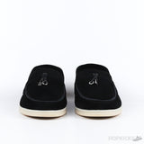 Loro Piana Black Summer Charm Loafer (Premium Batch) - Photo 6