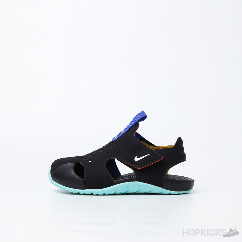 Nike Sunray Protect 2 BT 'Black Green' (Kid's Sandal)