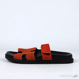 Hermes Chypre Sandal Calfskin Brown - Photo 1