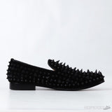 CL Black Dandelion Spikes Loafer (Dot Perfect) - Photo 2