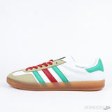Adidas x Gucci Gazelle White Green Red (Premium Plus Batch) - Photo 1