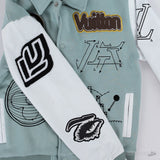 Louis Vuitton Varsity Leather Blouson Aqua - Photo 18