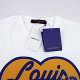 LV Yellow Heart Logo White T-Shirt - Photo 9