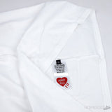 Human Made Red Heart Logo White T-Shirt - Photo 7