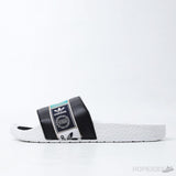 Adillete Boost Slide White Black Green (Premium) - Photo 1