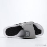 Air Jordan Hydro 6 Retro Grey White Gunsmoke Slides - Photo 7