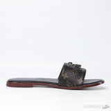 Louis Vuitton Brown Slip-on Slide (Premium Plus Batch) - Photo 3