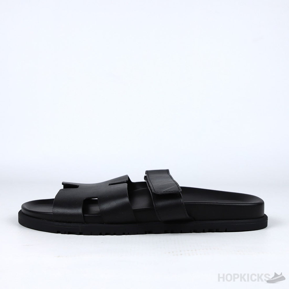 Hermes Chypre Sandals Brown Noir