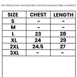 Dior Oblique Down Vest Navy Blue Technical Jacquard (High-end Batch) - Photo 11