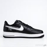 LV x Air Force 1 Low Trainer Sneaker Black White - Photo 5