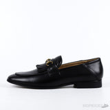 Gucci Black Leather Loafers Moccasins Quentin (Premium Plus Batch) - Photo 1