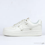 Nike Air Force 1 '07 LX CN Sail Gold Mini Swooshes - Photo 1