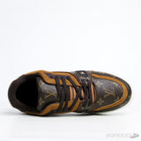 LV Trainer Suede Brown (Transparent Sole) - Photo 9