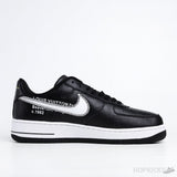 LV x Air Force 1 Low Trainer Sneaker Black White - Photo 3
