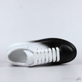 Alexander McQueen Multi-colored Faded Leather Low Top Sneakers (Premium Plus Batch) - Photo 4