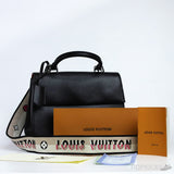 L*V Cluny Mini Black Epi Leather Bag - Photo 4