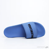 Bale*ciaga Pool Slide Blue - Photo 5