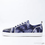 Blue Louis Junior Spikes Orlato Tie-dye Sneakers (Dot Perfect) - Photo 1
