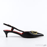 Valentino Garavani Leather VLOGO Pumps 80 (Premium Batch) - Photo 3