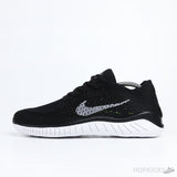 Free RN Flyknit 2018 Black White - Photo 1