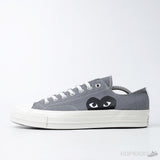 Converse Chuck Taylor All-Star 70s Low Comme des Garcons PLAY Grey - Photo 1