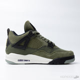 Air Jordan 4 Retro SE Craft Medium Olive (Dot Perfect) - Photo 3