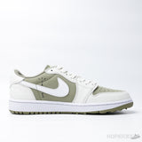 Air Jordan 1 Retro Low Golf Travis Scott Neutral Olive Premium Plus - Photo 3