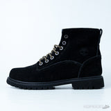Timberland Lugz Mantle Hi Flat Heel Lace Up Boots Black (Premium Plus Batch) - Photo 1