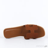 Hermes Oran Orange Suede Sandal Mule Epson Leather (Premium Batch) - Photo 4