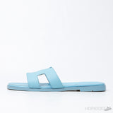 Hermes Blue Littoral Oran Sandal (Premium Plus Batch) - Photo 1