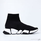 Bale*ciaga Speed 2.0 Black White - Photo 5