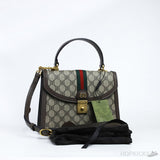 G*cci x B*lenciaga Hacker Project Small Handbag Beige - Photo 3