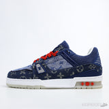 LV Trainer Sneaker Denim Monogram - Photo 1