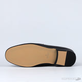 Gucci Black Leather Interlocking G Loafers (Dot Perfect) - Photo 4