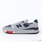 New Balance 998 Grey Navy Red (Premium Batch) - Photo 1