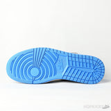 Air Jordan 1 Retro High White University Blue Black - Photo 7