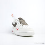 Air Force 1 Low Id White Brown Red (Dot Perfect) - Photo 2