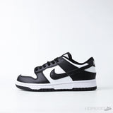 Nike Dunk Low GS Black White (Kid's Size) (Dot Perfect) - Photo 1