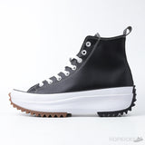 Converse Run Star Hike Hi Black White Gum - Photo 1