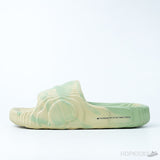 Adilette 22 Slides - Magic Lime and Desert Sand - Photo 1