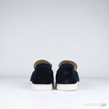 Loro Piana Summer Walk Loafers Suede Blue (1:1) - Photo 8